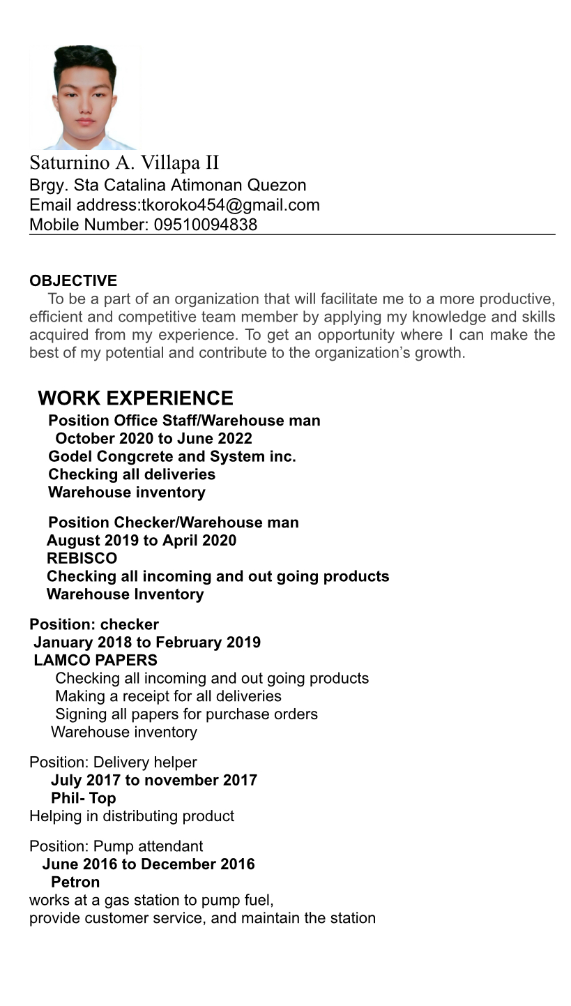 Saturnino A Villapa II