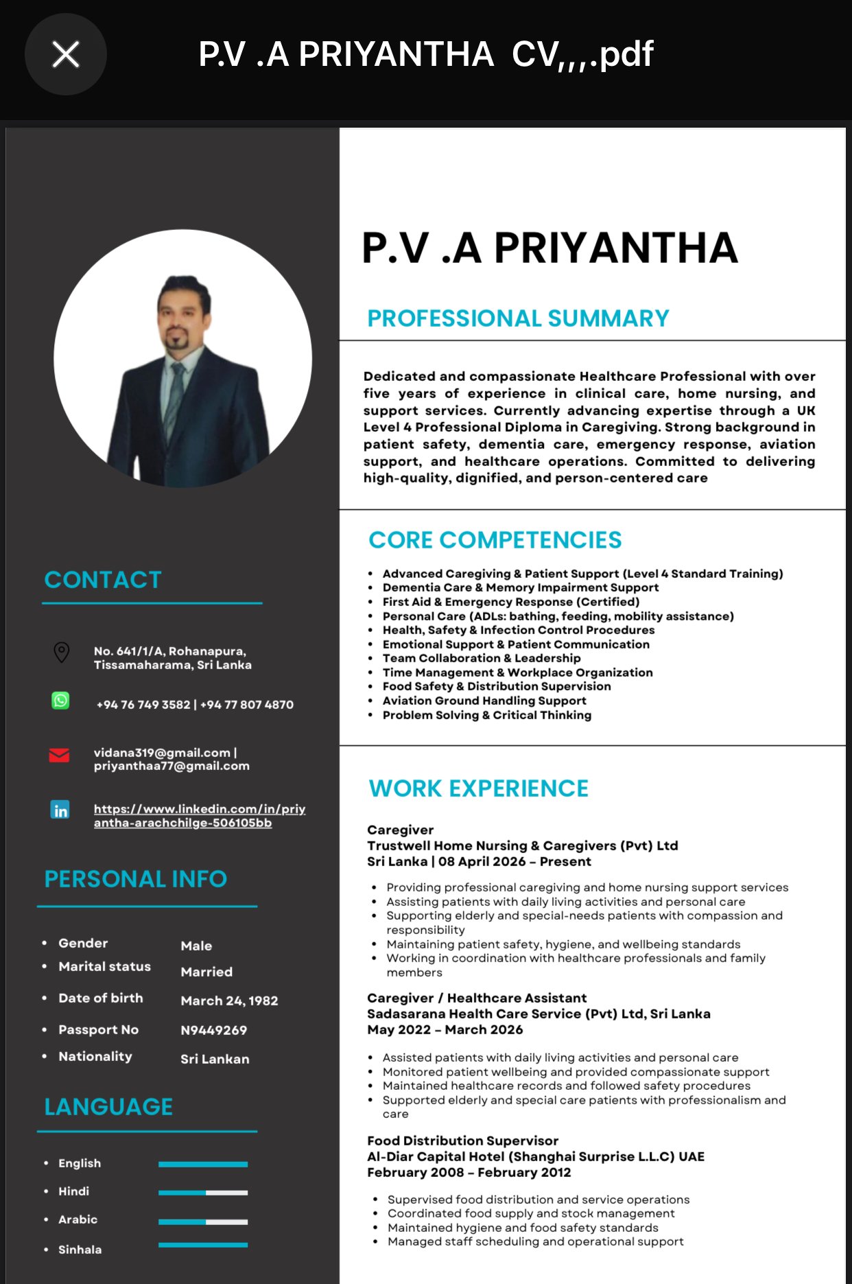 Panchilana vidana Arachchilage Priyantha